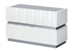 Mat Marina Nightstand White i32469 By ESF Furniture ESF Furniture Mobilia Cleopatra 10 Mat Marina Nightstand White i32469 By ESF Furniture 10