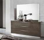High Gloss Lacquer Platinum DROP Bedroom Set SILVER BIRCH p8039 By ESF Furniture 41