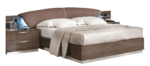 High Gloss Lacquer Platinum DROP Bed SILVER BIRCH p11688 By ESF Furniture 7