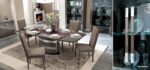 High Gloss Lacquer Platinum Slim Dining Set p8340 By ESF Furniture 27