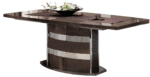 High Gloss Lacquer Platinum Slim Dining Table i27820 By ESF Furniture Dining Room Furniture Mobilia Cleopatra 11 High Gloss Lacquer Platinum Slim Dining Table i27820 By ESF Furniture 11