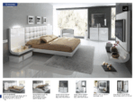 High Gloss Lacquer Granada Bed p11672 By ESF Furniture 23