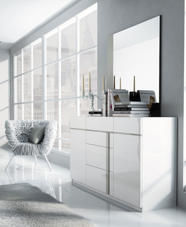 Granada White Bed Room Set p6832 By ESF Furniture - Image 6