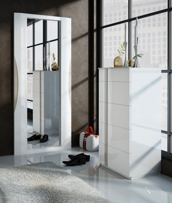 Granada White Bed Room Set p6832 By ESF Furniture - Image 9