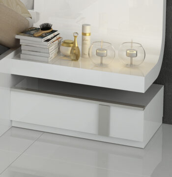 High Gloss Lacquer Granada Nightstand p11756 By ESF Furniture