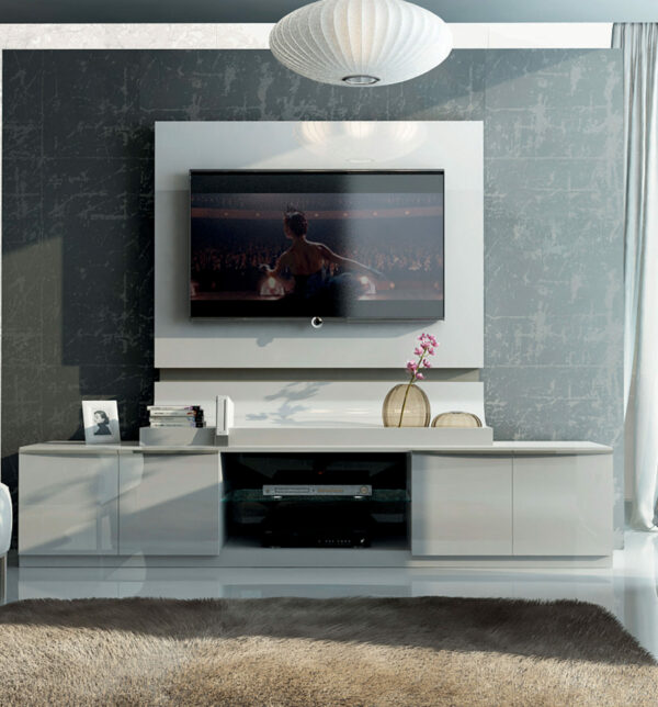 High Gloss Lacquer Granada TV Base w/Panel i36591 By ESF Furniture 7