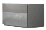High Gloss Lacquer, Mat Cordoba Nightstand i26002 By ESF Furniture ESF Furniture Mobilia Cleopatra 15 High Gloss Lacquer, Mat Cordoba Nightstand i26002 By ESF Furniture 15