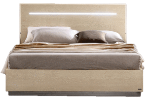High Gloss Lacquer Ambra Bed P11720 By Esf Furniture | Mobilia Cleopatra High Gloss Lacquer Ambra Bed p11720 By ESF Furniture