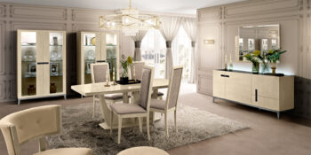 High Gloss Lacquer Ambra Dining Room Set p9251 By ESF Furniture