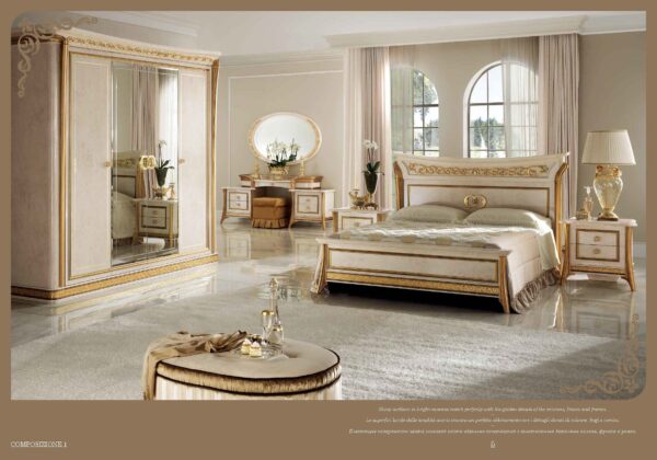 High Gloss Bed Melodia p11726 By ESF Furniture - Image 2