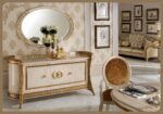High Gloss Lacquer Melodia 3 Door Buffet w/Mirror p11653 By ESF Furniture 7