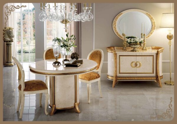 High Gloss Lacquer Melodia Day Dining Room Set p7206 By ESF Furniture - Image 8