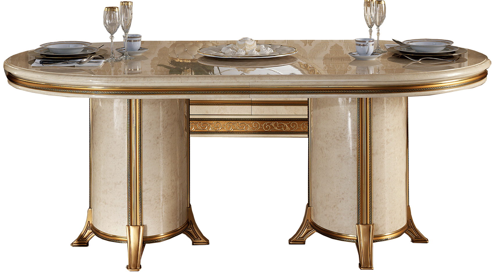 High Gloss Lacquer Melodia Dining Table i27788 By ESF Furniture
