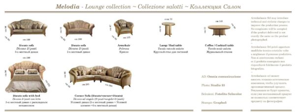 Classic Elegant Living Room Melodia Lounge p7207 By ESF Furniture 14