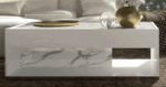 High Gloss Lacquer Carrara Coffee Table i32104 By ESF Furniture Luxury Coffee Tables Mobilia Cleopatra 16 High Gloss Lacquer Carrara Coffee Table i32104 By ESF Furniture 16