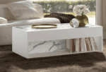 High Gloss Lacquer Carrara Coffee Table i32104 By ESF Furniture Luxury Coffee Tables Mobilia Cleopatra 17 High Gloss Lacquer Carrara Coffee Table i32104 By ESF Furniture 17