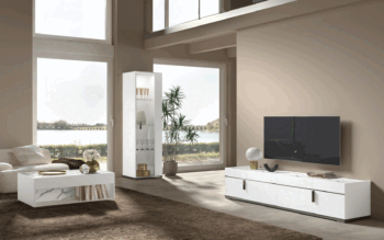 Italian Style Living Room Carrara Entertainment p12154 By ESF Furniture