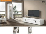 High Gloss Lacquer Carrara Entertainment p12154 By ESF Furniture ESF Furniture Mobilia Cleopatra 28 High Gloss Lacquer Carrara Entertainment p12154 By ESF Furniture 28