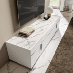 High Gloss Lacquer Carrara Entertainment p12154 By ESF Furniture ESF Furniture Mobilia Cleopatra 29 High Gloss Lacquer Carrara Entertainment p12154 By ESF Furniture 29