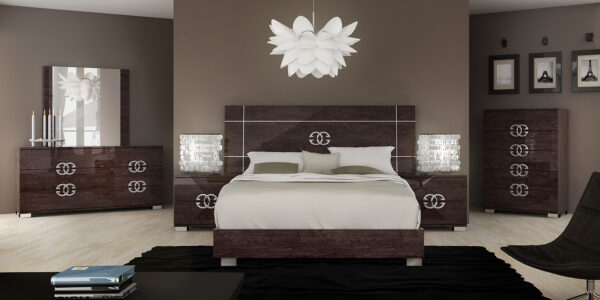 High Gloss Lacquer Prestige CLASSIC Bedroom Set p6349 By ESF Furniture 14