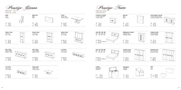 High Gloss Lacquer Prestige Classic Bedroom Set p6349 By ESF Furniture - Image 9