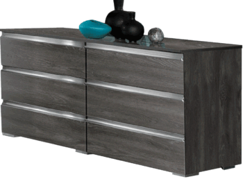 High Gloss Lacquer Oxford Double and single dresser p11028 By ESF Furniture