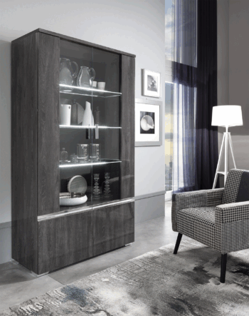 High Gloss Lacquer Oxford 2 Door China i25022 By ESF Furniture