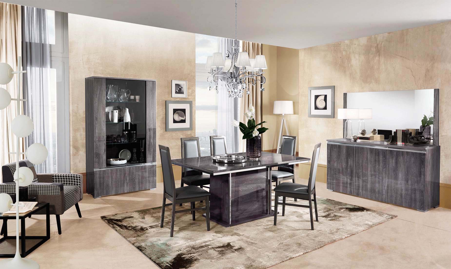 High Gloss Lacquer Oxford Dining Set p10666 By ESF Furniture
