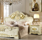 High Gloss Lacquer Leonardo Bed p11711 By ESF Furniture 16