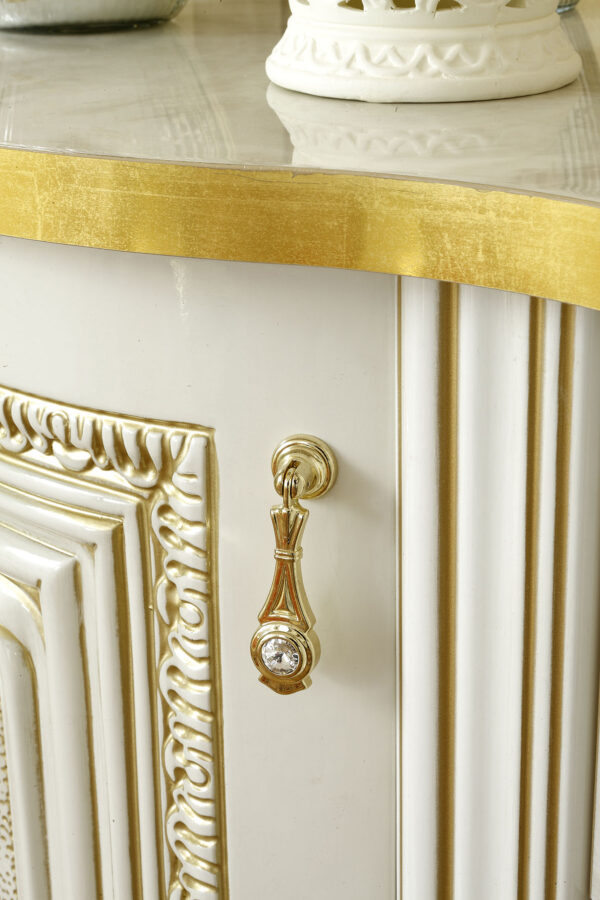 White Lacquer Dining Set Leonardo p5086 By ESF Furniture - Image 8