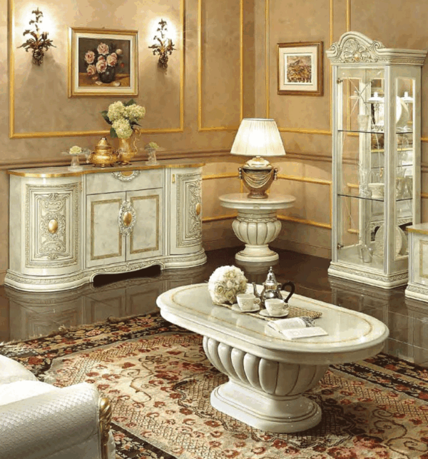 White Lacquer Dining Set Leonardo p5086 By ESF Furniture - Image 12