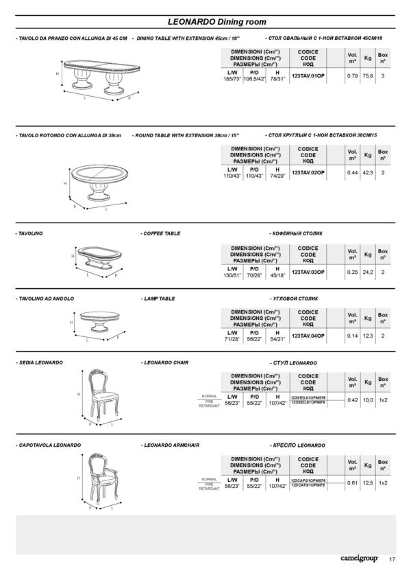 High Gloss Lacquer Leonardo Dining Set p5086 By ESF Furniture 36