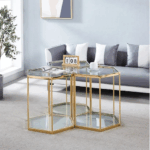 ET1042 End Table Glass by Artisan furniture End Tables Mobilia Cleopatra 31 ET1042 End Table Glass by Artisan furniture 31