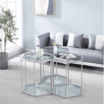 ET1042 End Table Glass by Artisan furniture End Tables Mobilia Cleopatra 37 ET1042 End Table Glass by Artisan furniture 37