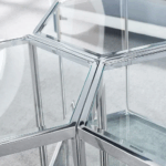 ET1042 End Table Glass by Artisan furniture End Tables Mobilia Cleopatra 38 ET1042 End Table Glass by Artisan furniture 38