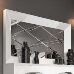 High Gloss Lacquer, Mat Carmen Bedroom Set White p7227 By ESF Furniture 32