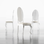 High Gloss Lacquer, Mat Carmen White Dining Room Set p9874 By ESF Furniture 23
