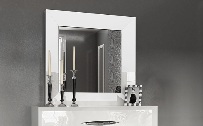 Carmen mirror for single dresser i28037 By ESF Furniture