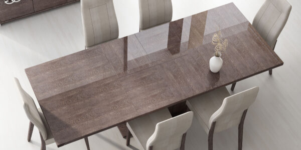Dining Table w/1 Extension 17.4″ 4