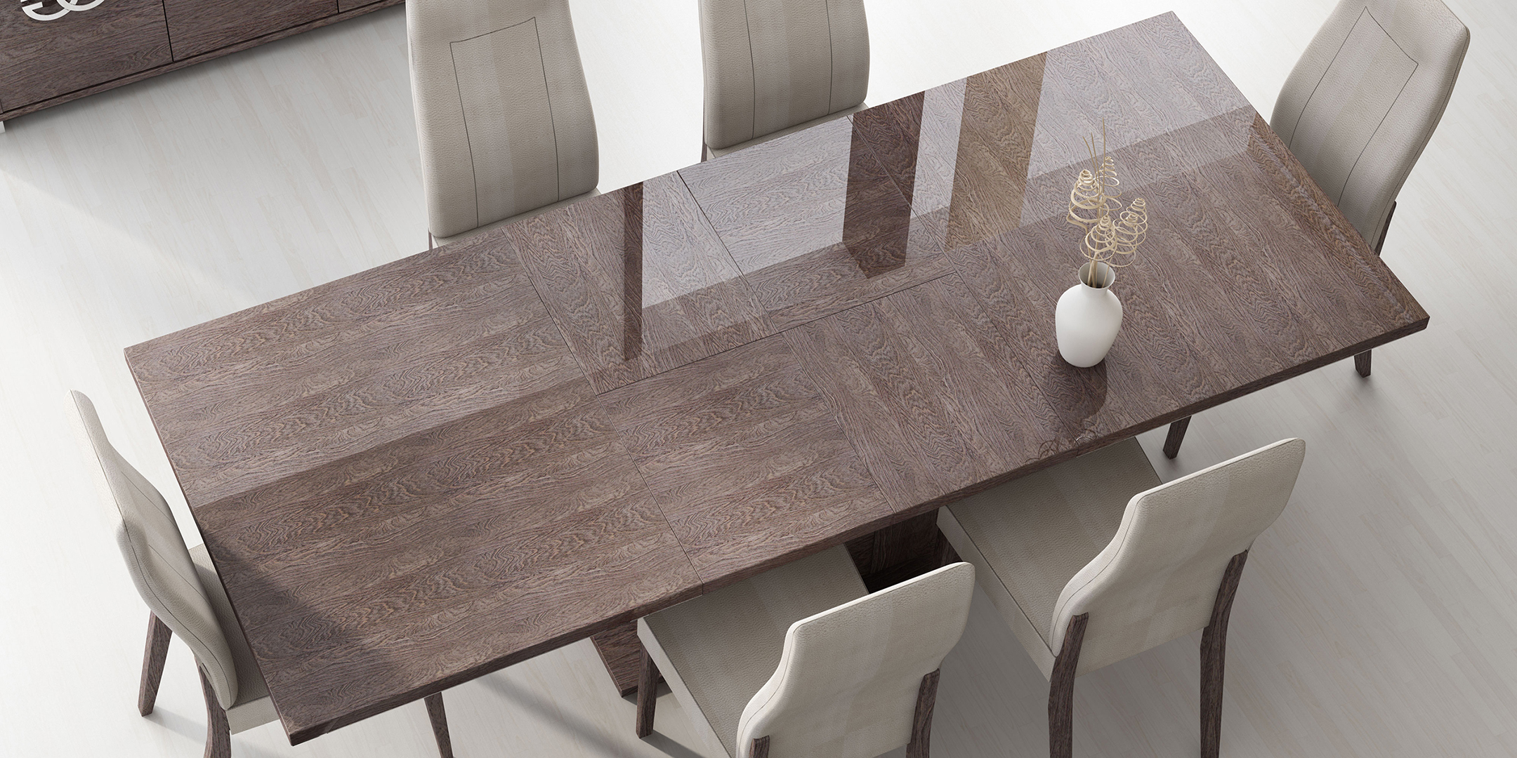 Dining Table w/1 Extension 17.4″