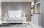 Wave Nightstand White p12670 By ESF Furniture ESF Furniture Mobilia Cleopatra 19 Wave Nightstand White p12670 By ESF Furniture 19