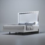 Wave White Bed p12672 By ESF Furniture 16