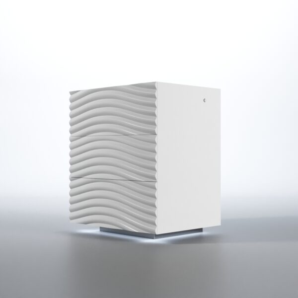 Shiny Wave Bedroom Set White p12666 By ESF Furniture - Image 10