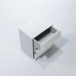 Wave Nightstand White p12670 By ESF Furniture ESF Furniture Mobilia Cleopatra 18 Wave Nightstand White p12670 By ESF Furniture 18