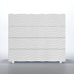 Wave Dressers / mirrors White p12673 By ESF Furniture 18
