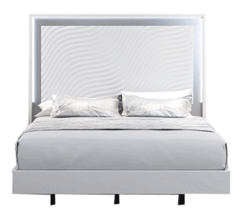 Wave Qs Bed w/ Light **frame not included**