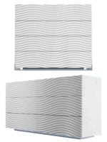 Wave Dressers / mirrors White p12673 By ESF Furniture 17