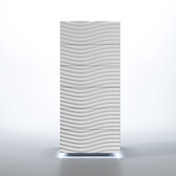 Wave White Chest i37506 By ESF Furniture - Image 2