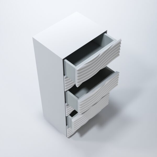 Wave White Chest i37506 By ESF Furniture - Image 4