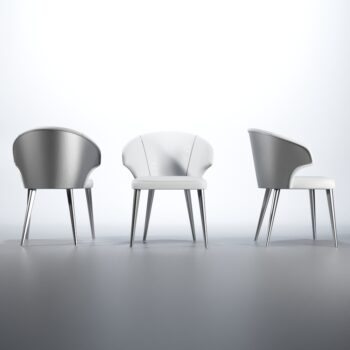 Wave Chair White p12660 By ESF Furniture